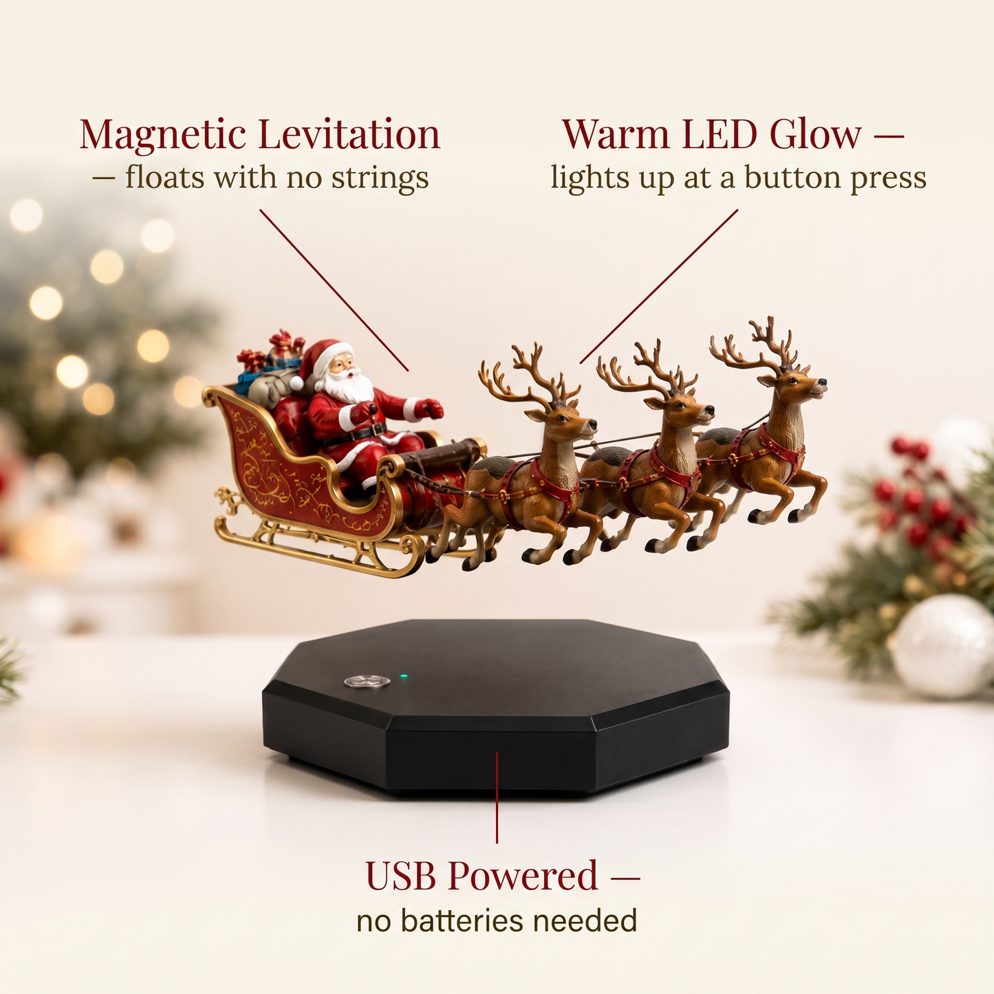 Merry Skies - Magnetic Levitation Features
